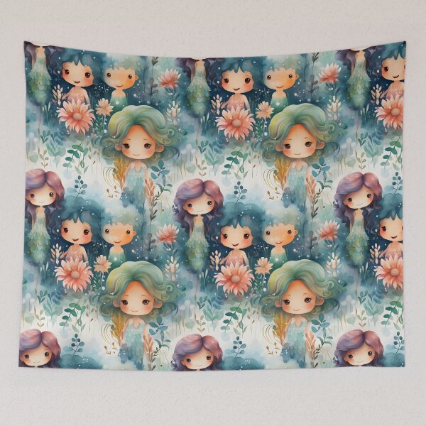 Item preview, Mermaids Pattern 8 designed and sold by DigitalPatternx.