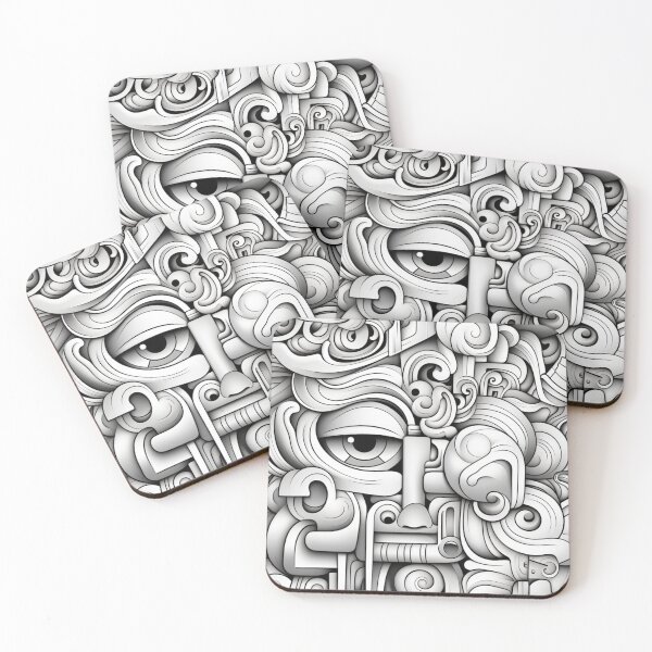 Item preview, negative space,black and white,abstract  designed and sold by Desiyuchi.