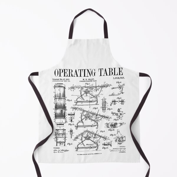Item preview, Nurse Doctor Surgeon Medical Operating Table Vintage Patent designed and sold by GrandeDuc.