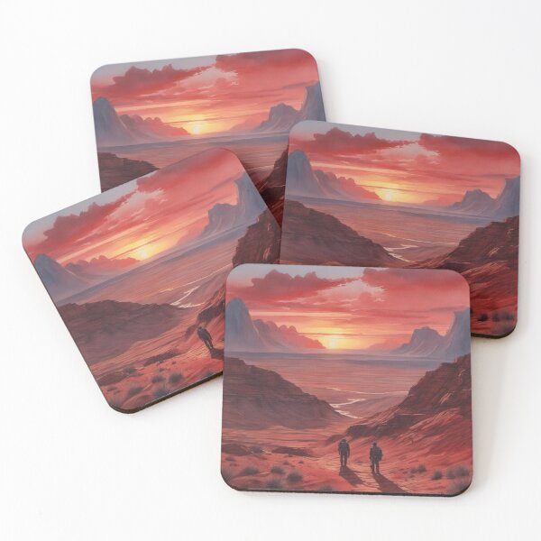 Item preview, Crimson Sunset Horizon Trek designed and sold by ArtbyAdrian.