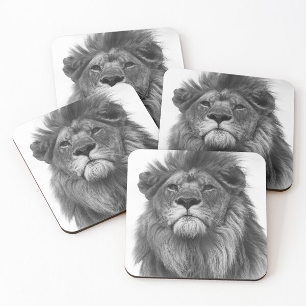 Item preview, African Lion monochromatic 3 designed and sold by Rebelkj.