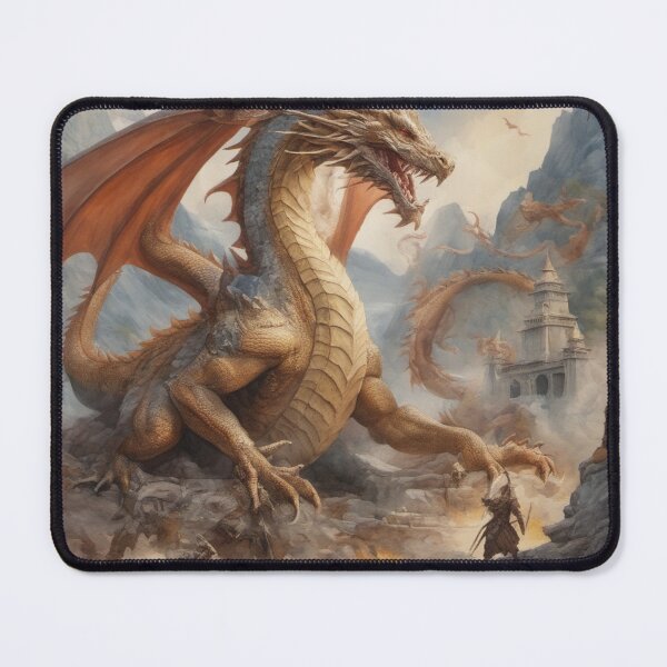 Item preview, Epic Mythical Dragon Battle designed and sold by ArtbyAdrian.