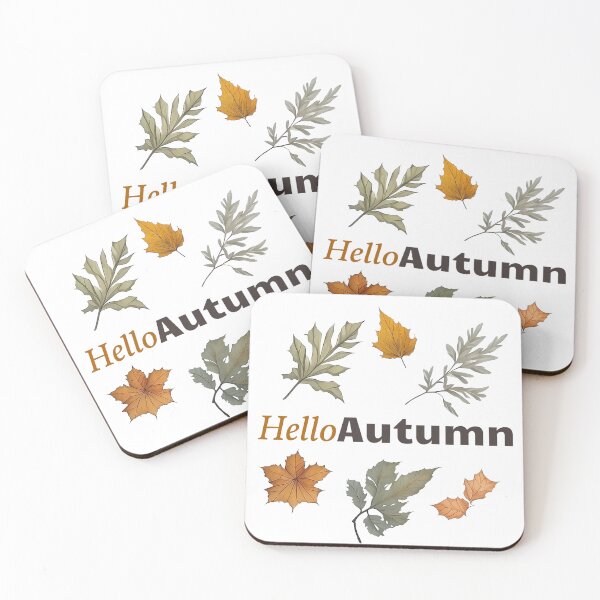 Item preview, Hello Autumn Foliage Botanical Leaf  designed and sold by SallySunday.