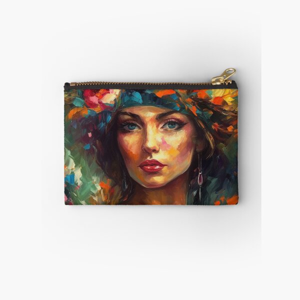 Item preview, Eyes of Elegance: Digital Oil Painting of a Charming Lady designed and sold by artyfull.