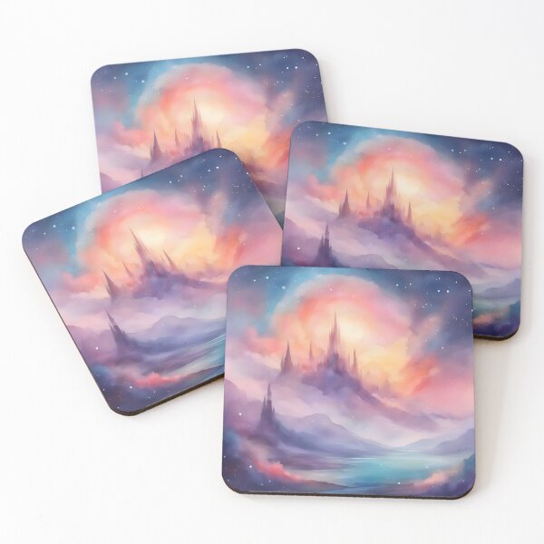 Item preview, Magic sunset. Watercolor artwork  designed and sold by artbelka.