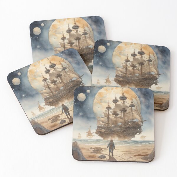 Item preview, Voyage Across Celestial Seas designed and sold by ArtbyAdrian.