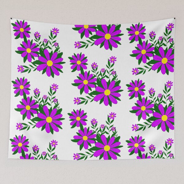Item preview, purple flower tendril in the garden designed and sold by rhnaturestyles.