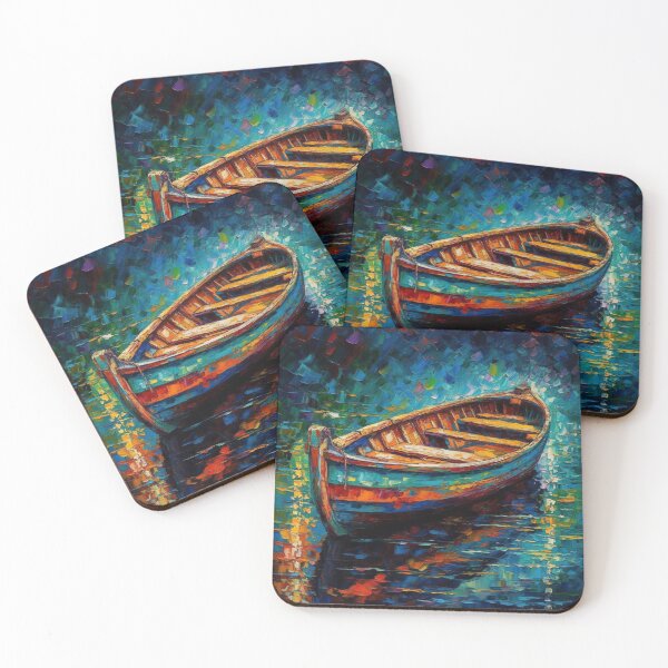 Item preview, Journey in Digital Oil Painting: The Wooden Boat designed and sold by artyfull.
