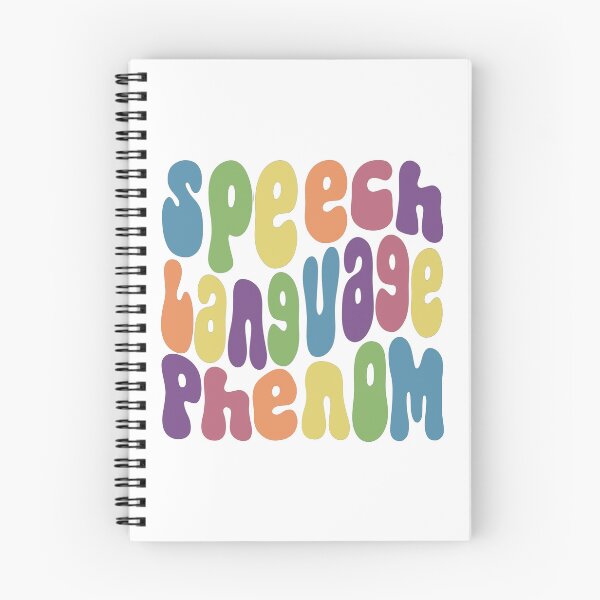 Item preview, SLP Speech Language Phenom in rainbow colors designed and sold by spedhelper.