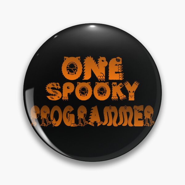 Item preview, One Spooky Programmer designed and sold by ThiagoSDantas.