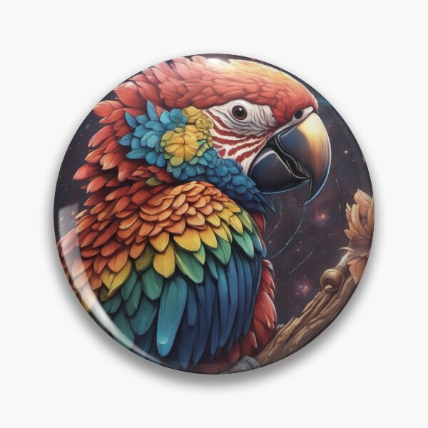Item preview, Illustration of a colorful parrot  designed and sold by juoctaviniarts.