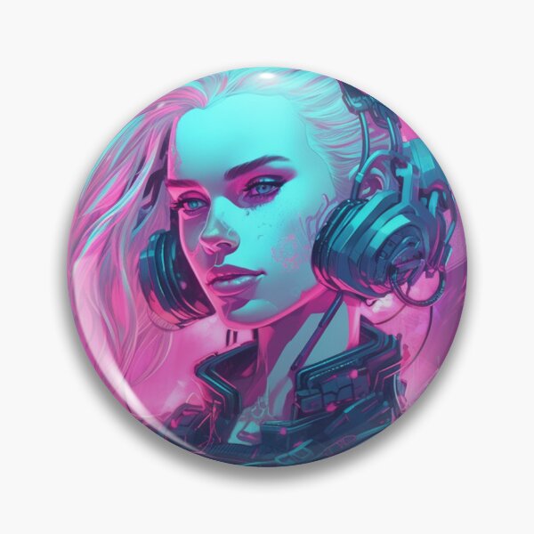 Item preview, Cyberpunk Vaporwave Girl  - Dead World designed and sold by Splatter-arts.