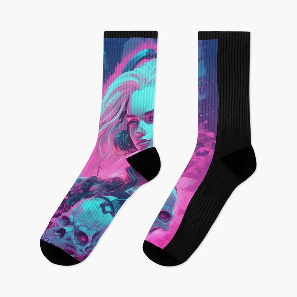 Item preview, Cyberpunk Vaporwave Girl  - Dead World designed and sold by Splatter-arts.