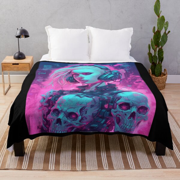 Item preview, Cyberpunk Vaporwave Girl - Dead World designed and sold by Splatter-arts.