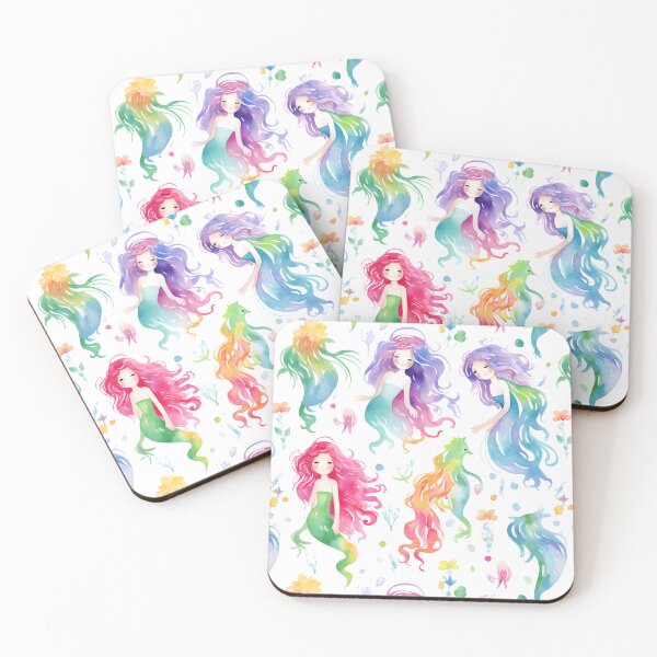 Item preview, Mermaids Pattern 9 designed and sold by DigitalPatternx.