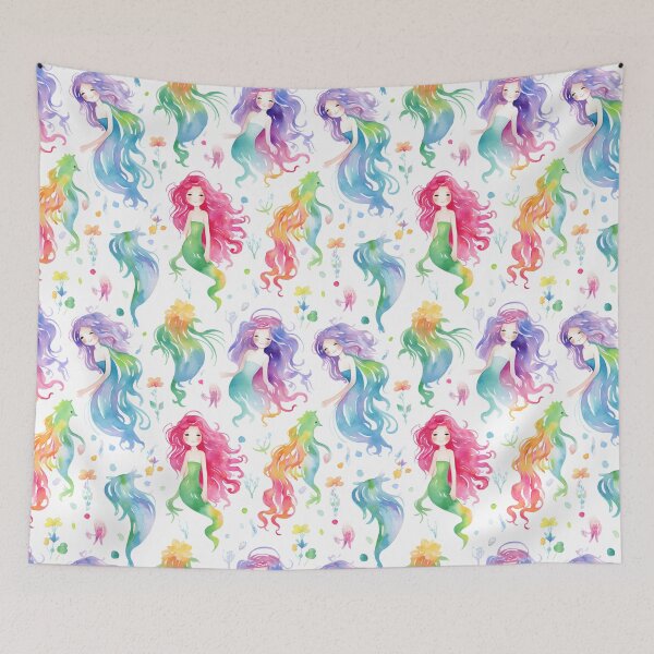 Item preview, Mermaids Pattern 9 designed and sold by DigitalPatternx.