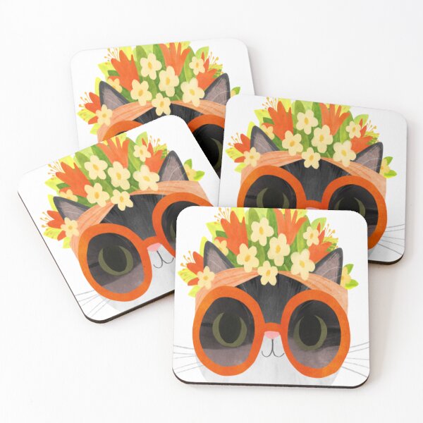 Item preview, Cat vibe flower designed and sold by meomigvelf.