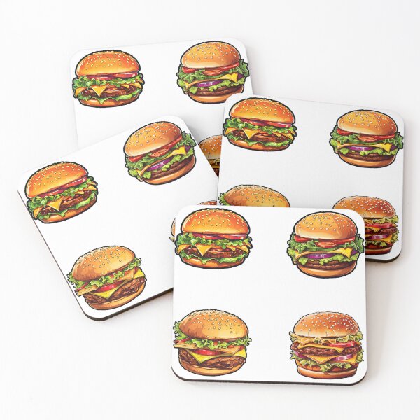 Item preview, Double Cheeseburger Food Tasty Fastfood designed and sold by LudwikeArts.