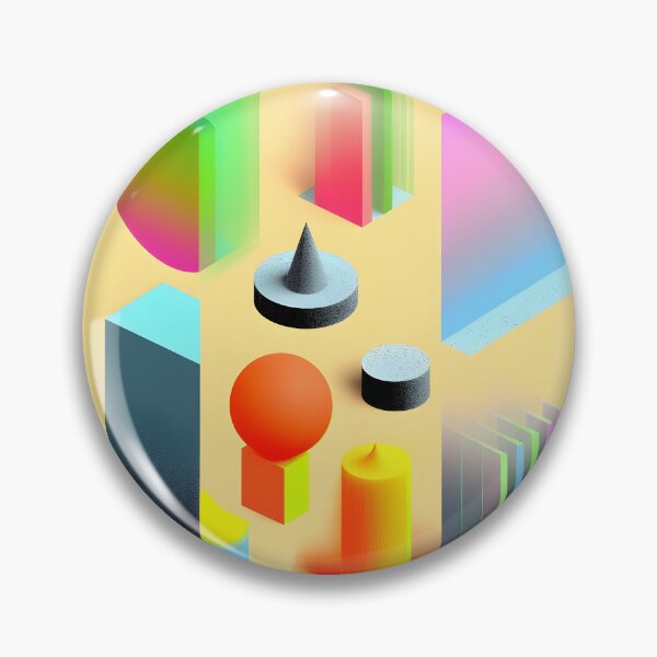Item preview, 3D Geometry Abstract neon color pattern _ V5 designed and sold by LuisaYas.