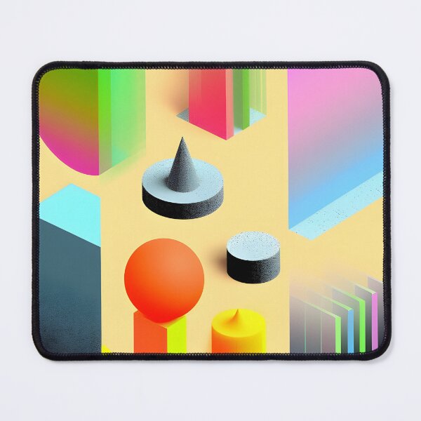 Item preview, 3D Geometry Abstract neon color pattern _ V5 designed and sold by LuisaYas.