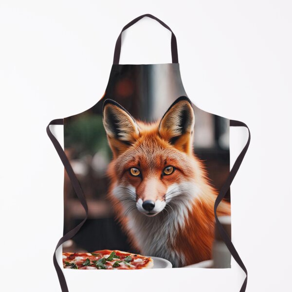 Item preview, Fox eating pizza. designed and sold by solixsparkle.