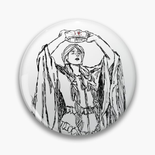 Item preview, Medieval Queen Crowning herself  designed and sold by AVeronicaLewis.