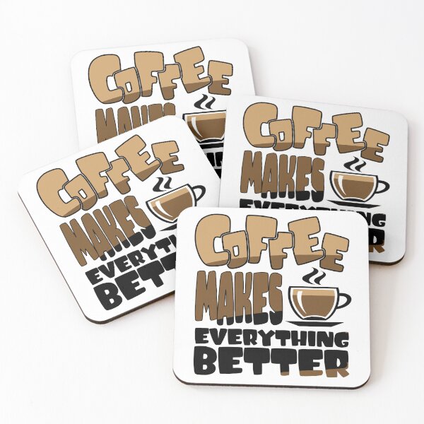 Item preview, Coffee Makes Everything Better designed and sold by Petrolhead T-Shirts and Art.