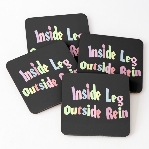 Item preview, Inside Leg Outside Rein Horse Lover Quote  designed and sold by Sonatablue.