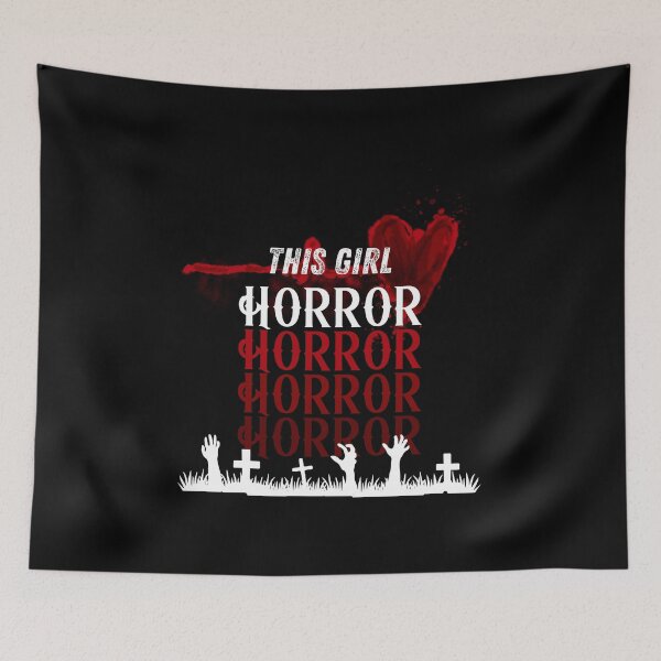 Item preview, This Girl Loves Horror designed and sold by askthebookbug.