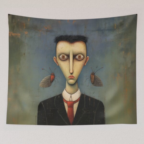 Item preview, Intense Man w Moths Nearby designed and sold by YoPedro.