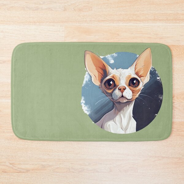 Item preview, big-eared cat designed and sold by FedoraDesign.