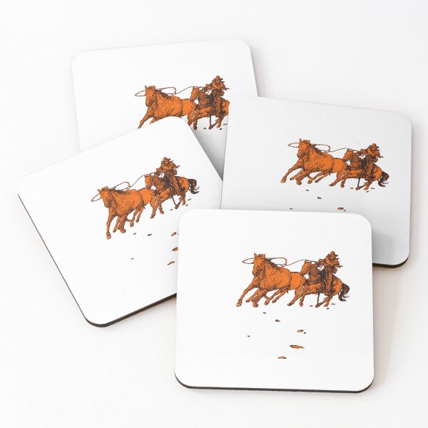 Item preview, Thundering Hooves / Cowboy chasing/ Runinning Horses 1 designed and sold by Horseman's Rodeo.