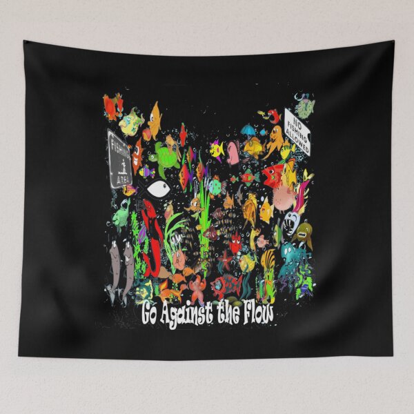 Item preview, Go Against the Flow Christian Fish Symbol Witness  	 designed and sold by skiytbjx58.