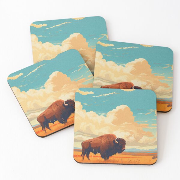 Item preview, Wyoming Buffalo designed and sold by Lonemoth.