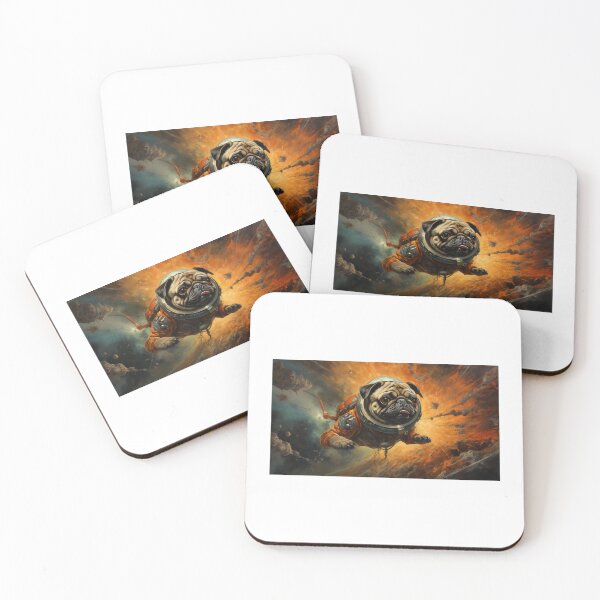 Item preview, pug in the space designed and sold by Filmharmony.