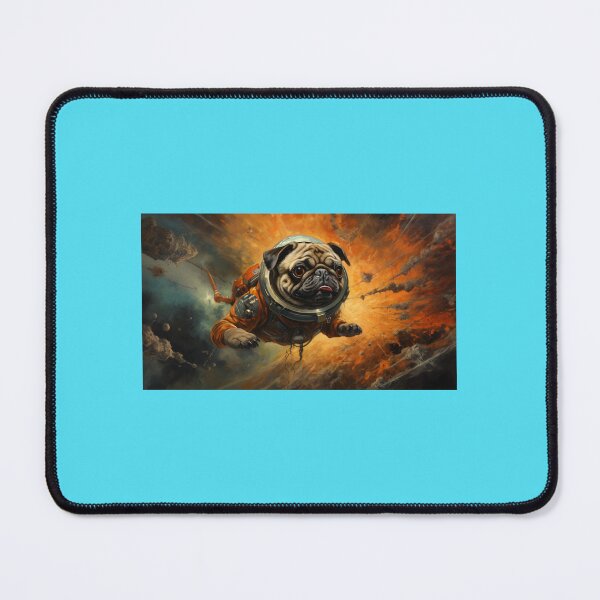 Item preview, pug in the space designed and sold by Filmharmony.