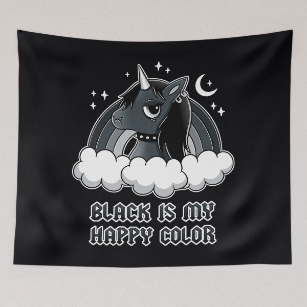 Item preview, Black Unicorn 	 	 designed and sold by giszrltmde46.