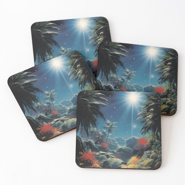 Item preview, Nighttime Space Forest designed and sold by Je-we.