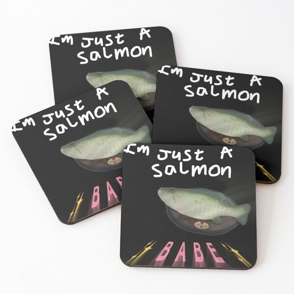 Item preview, Im Just A Salmon Babe #1 designed and sold by LaughingCowboys.