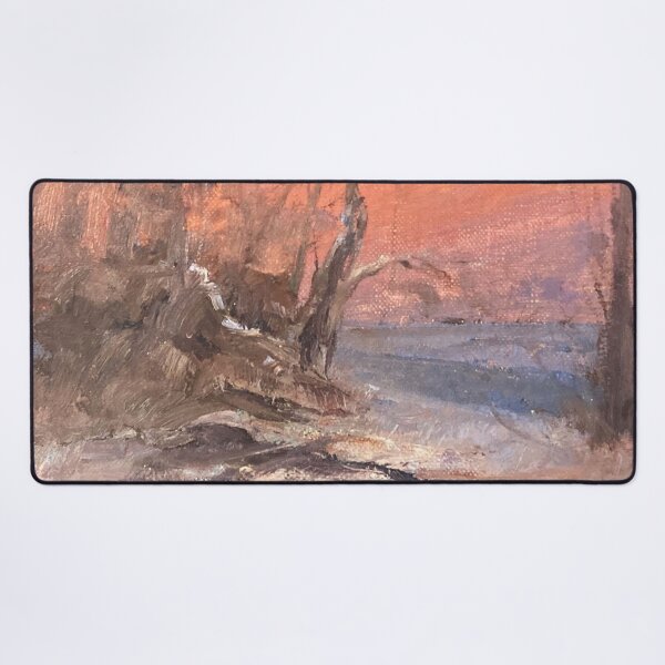 Aperçu de l'œuvre Peinture à l'huile de neige de fard à joues rose créée et vendue par GalleryDigitals.