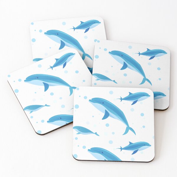 Item preview, Dolphin Pattern designed and sold by tropicaltee.
