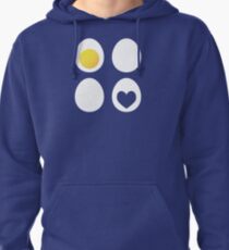 Eggs and hearts Pullover Hoodie