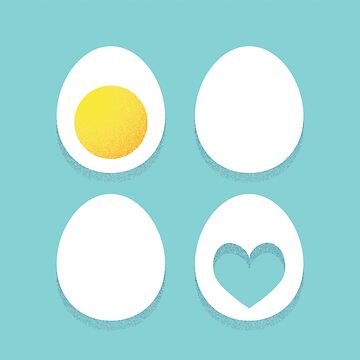 Artwork thumbnail, Eggs and hearts by Petits Pixels