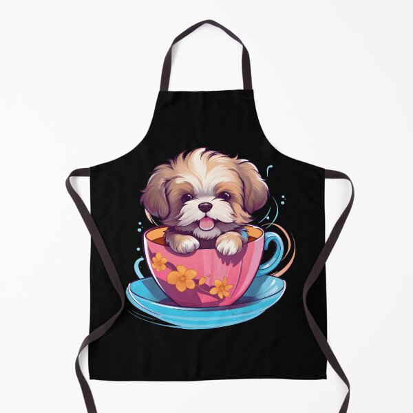 Item preview, Colorful Kawaii Teacup Shichon designed and sold by Leonardo Palumbo.