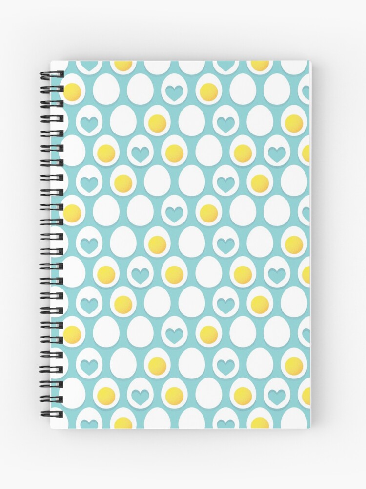 Thumbnail 1 of 3, Journal, Eggs and hearts designed and sold by petitspixels.