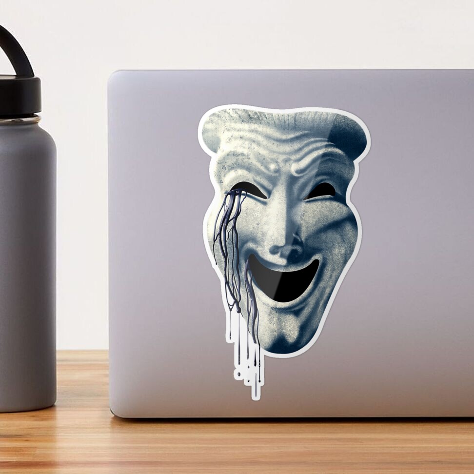 SCP-035 Possessive Mask Vinyl Sticker – Newscape Studios