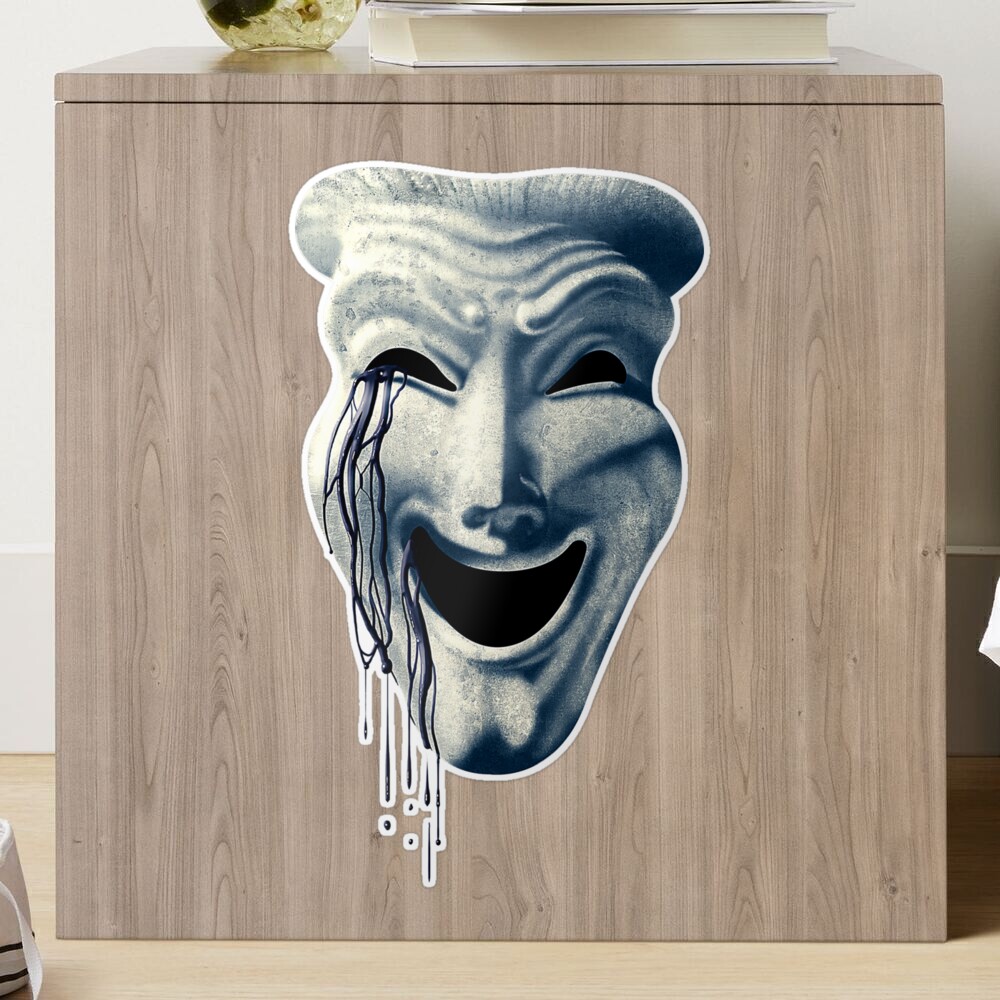 SCP-035 Possessive Mask Vinyl Sticker – Newscape Studios