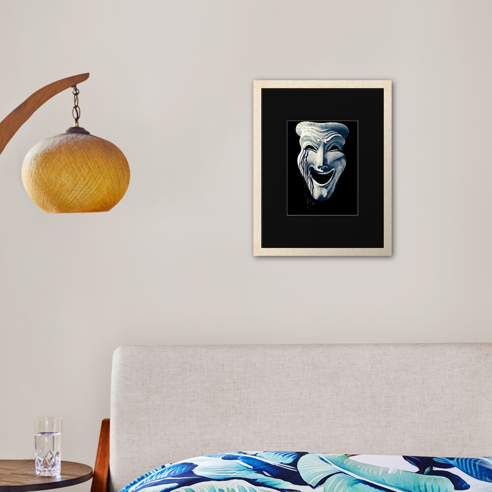 SCP-035 : Possessive Mask Framed Art Print for Sale by TheVolgun