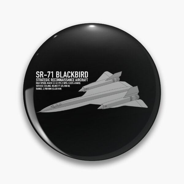 Item preview, SR-71 Blackbird Fastest Plane Facts Gift designed and sold by MilitaryMart.