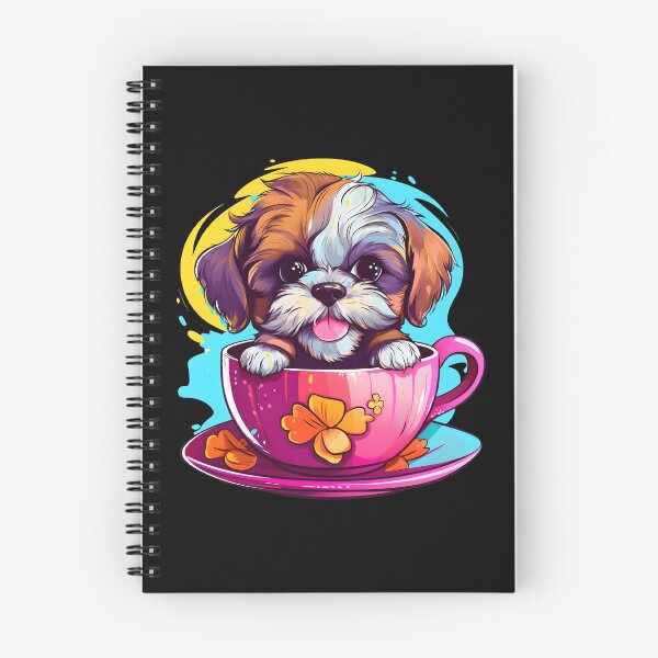 Item preview, Colorful Kawaii Teacup Shichon designed and sold by Leonardo Palumbo.
